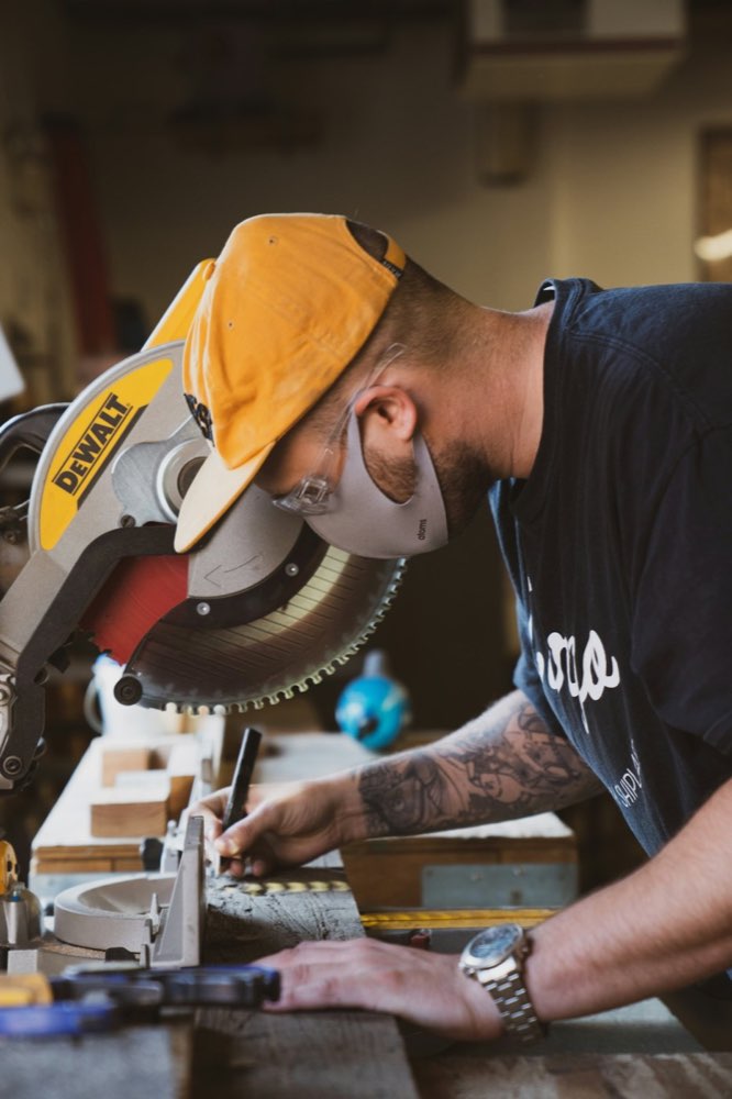 Finishing and quality check in the workshop